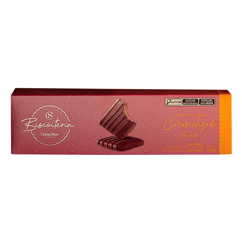Biscoito Caramelizado ao Leite 100g