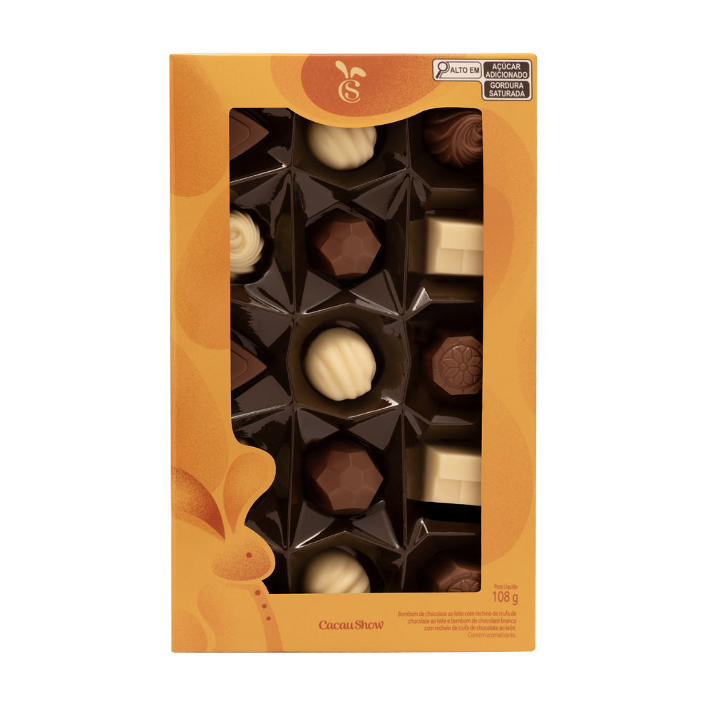 Caixa de Bombons Mini Show Classicos Sortidos 108g