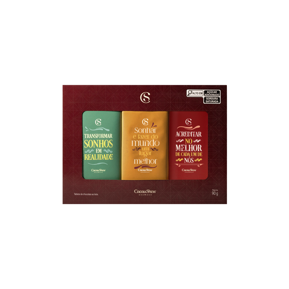 Caixa de Tabletes Professores 90g