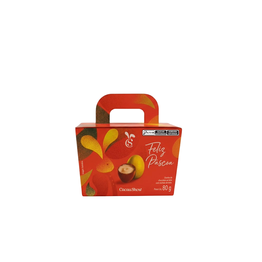 Caixa de Chocolate Cacau Magia Caça aos Ovos 80g
