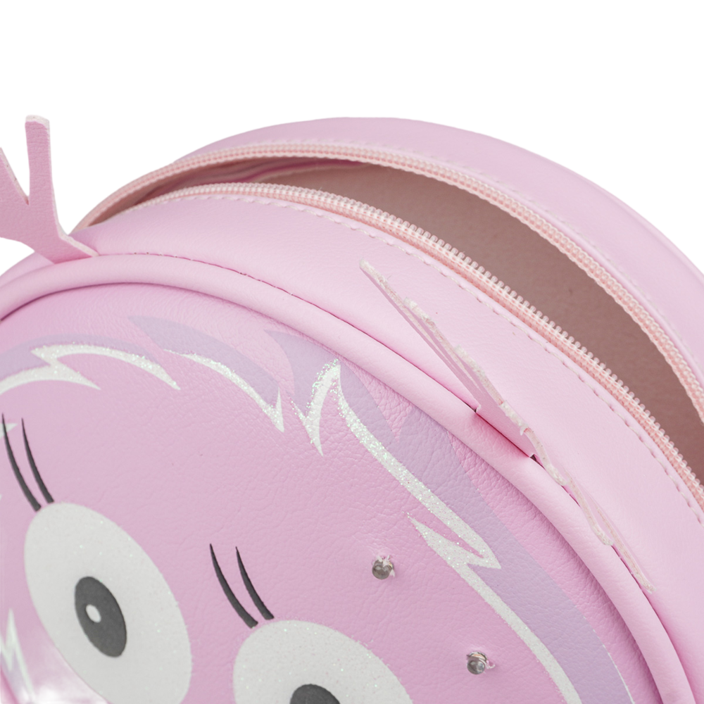 Bolsa Pampili de Led Chocomonstros Claudete Rosa - Imagem 4